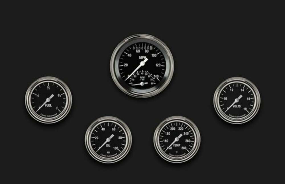 Hot Rod Five Gauge Set 335 HR335SLF