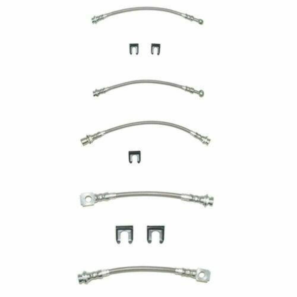 1993-1997 Chevrolet Camaro Complete Brake Hose Kit Braided Stainless HSK0004SS