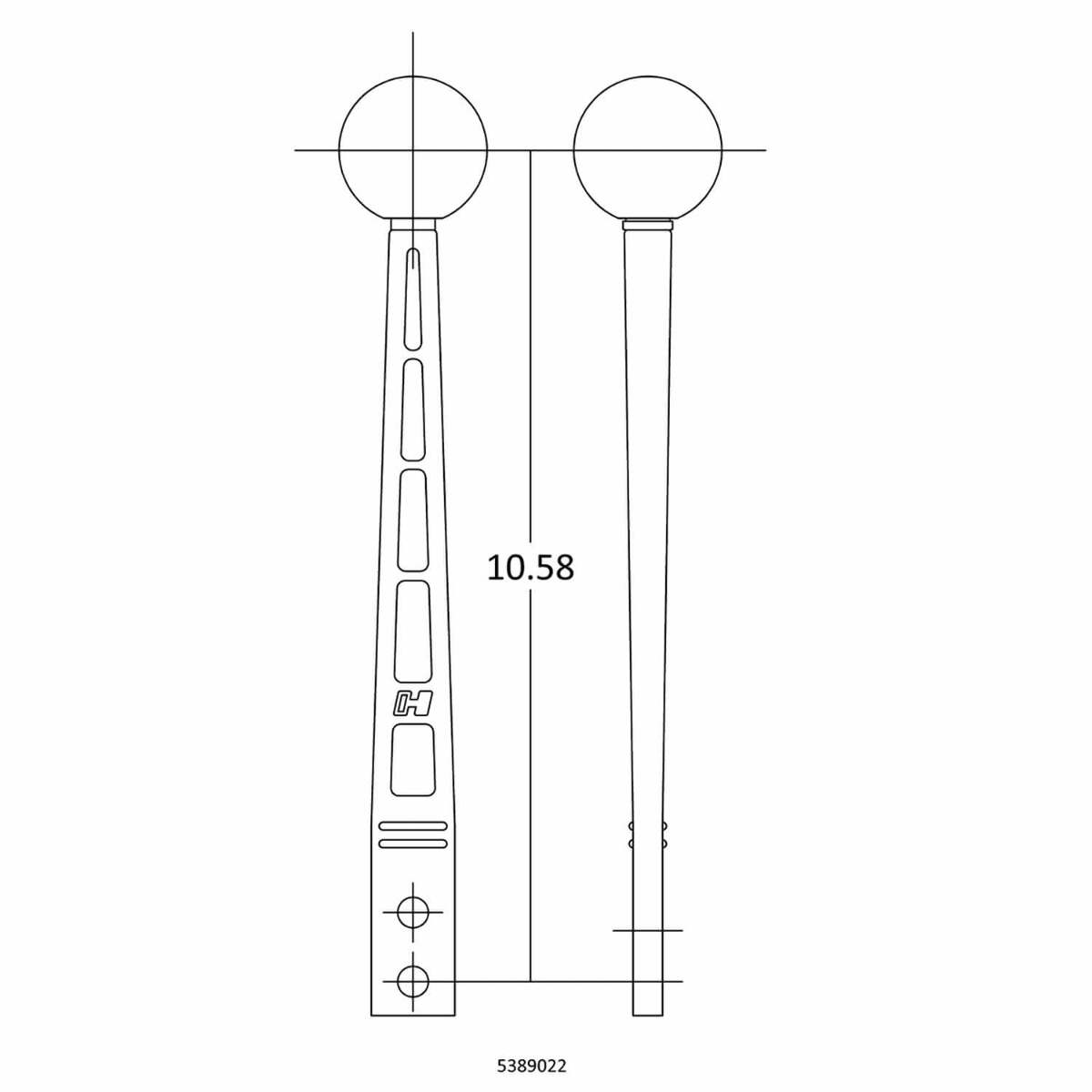 Hurst Billet/Plus Shifter Stick - 5389022