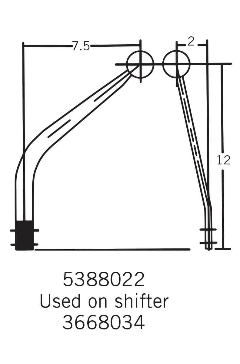 Hurst Competition/Plus Shifter Stick - 5388022