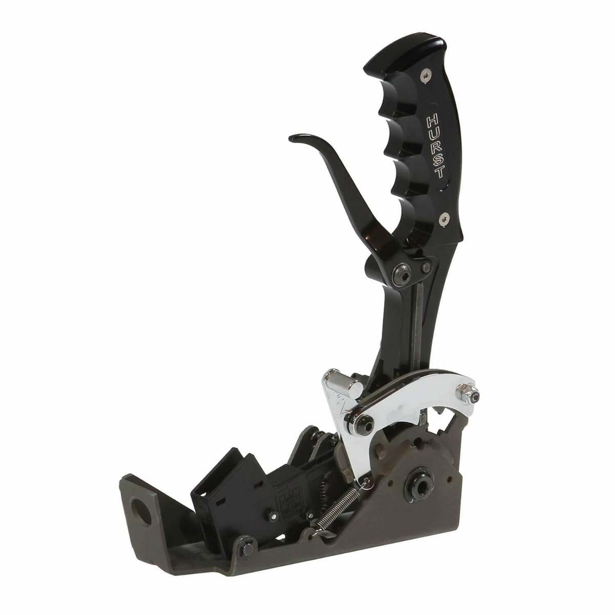 Hurst Pistol-Grip 4-Speed Quarter Stick Race Shifter - 3162023 black aluminum automatic transmission pistol grip