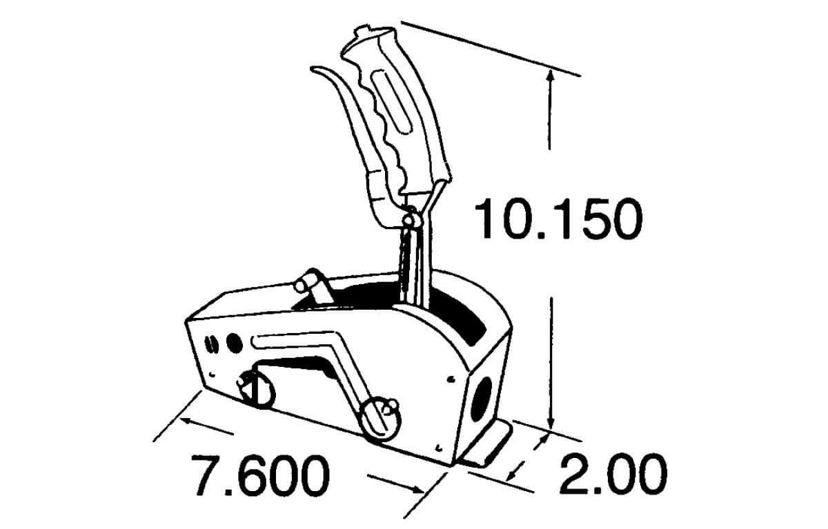 Hurst Quarter Stick Pistol-Grip Race Shifter - 3162001