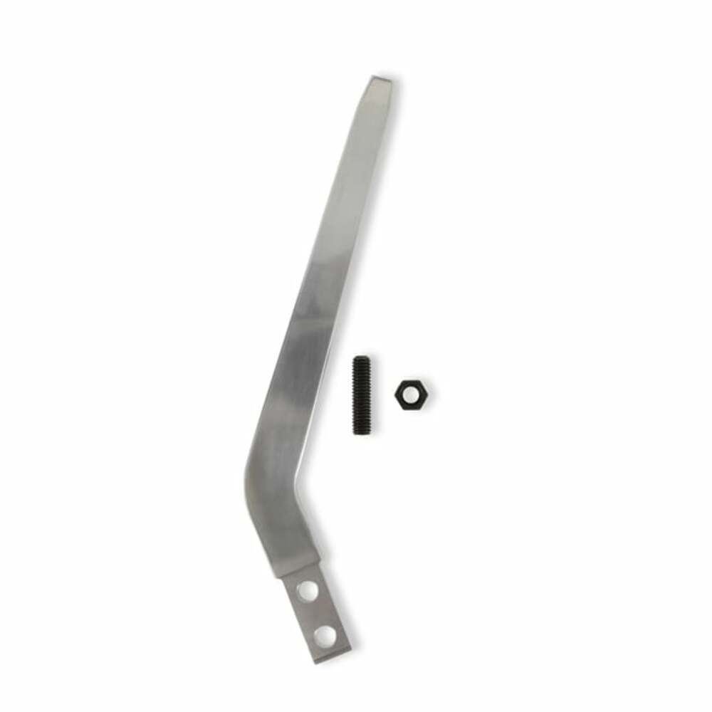 Hurst Shifter Stick-Tube Style 10-in Tall 5.5in Set-Back Raw Aluminum - 53902HST aluminum manual transmission