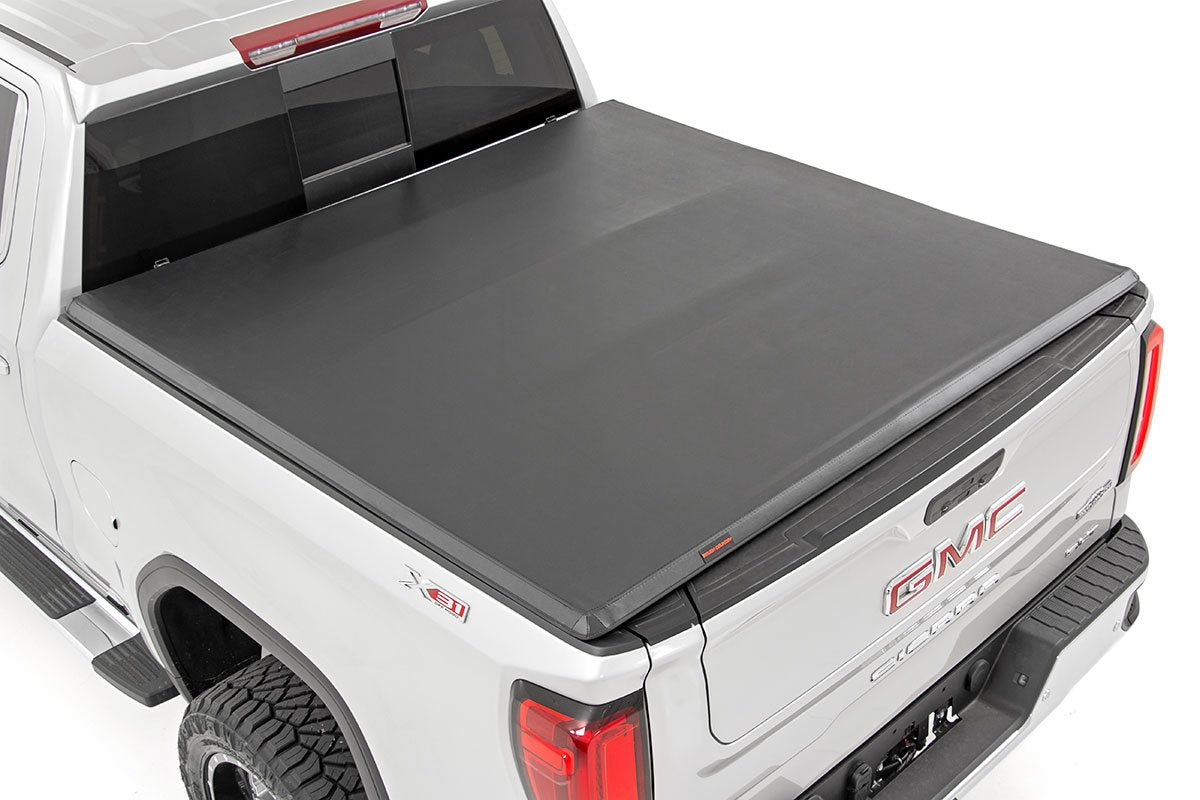 Soft Tri-Fold Bed Cover - 5'10" Bed - Chevy/GMC Sierra/Silverado 1500 (19-25)