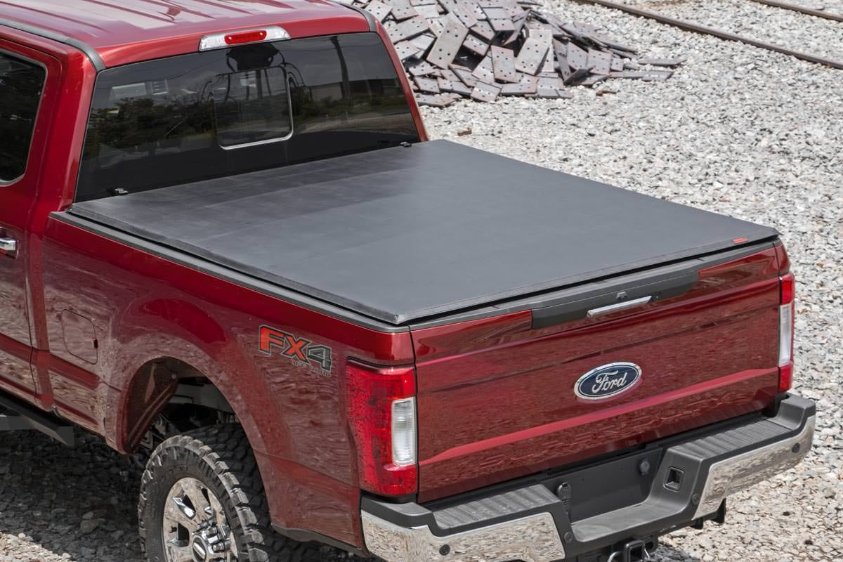 Soft Tri-Fold Bed Cover - 6'10" Bed - Ford F-250/F-350 Super Duty (17-25)