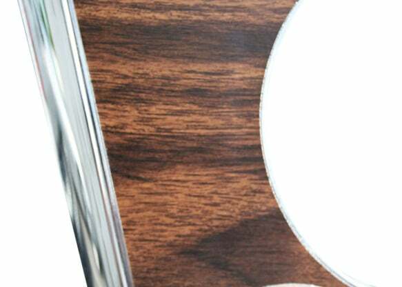 1969-72 Blazer Instrument Bezel-7 Hole W/ Gauges-Chrome/Woodgrain INST305