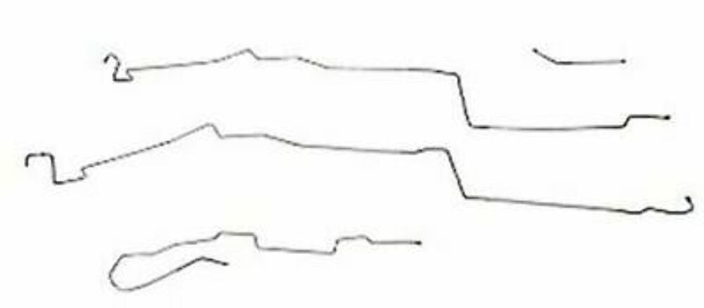 Intermediate Brake Line Kit for 1992-1995 AWABS ABS steel