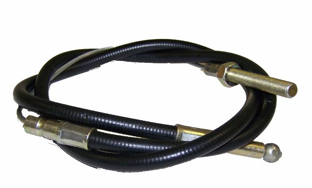 Vintage - Metal Black Parking Brake Cable steel J0646142