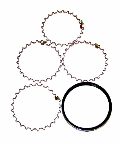 Vintage - Metal Unpainted Piston Ring Set - J0941886