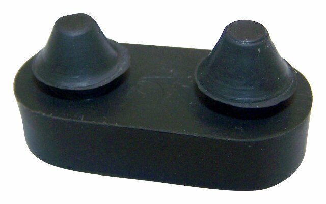 Crown Automotive - Rubber Black Hood Bumper - J4007541