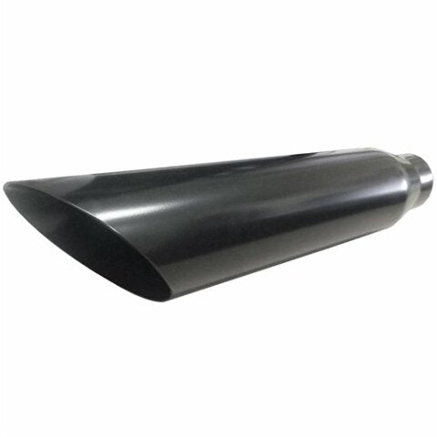 Jones Exhaust angle cut exhaust tip stainless steel steel black chrome j5718ack-black-stainless-steel-exhaust-tip-angle-3-5 5 inch