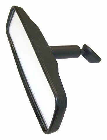 Vintage - Plastic Black Rear View Mirror - J5965338