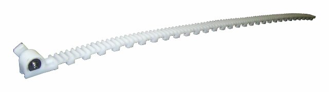 Vintage - Plastic White Power Window Flex Rack steel J8134773