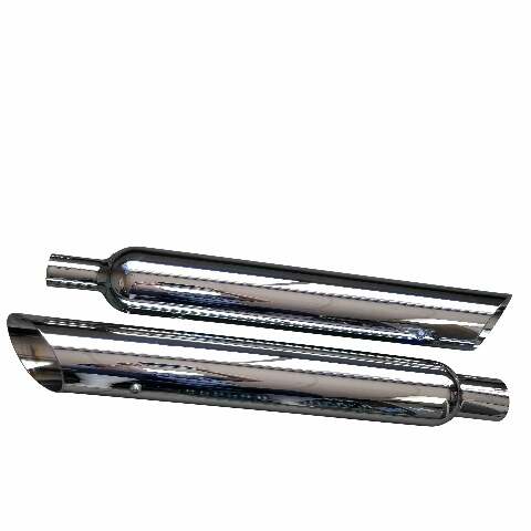 95-16 Harley Davidson Straight Cut Slip On Motorcycle Muffler 2.5 Baffle