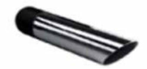Jones Exhaust angle cut exhaust tip steel chrome universal jcm316-chrome-exhaust-tip-angle-cut-3 3 inch