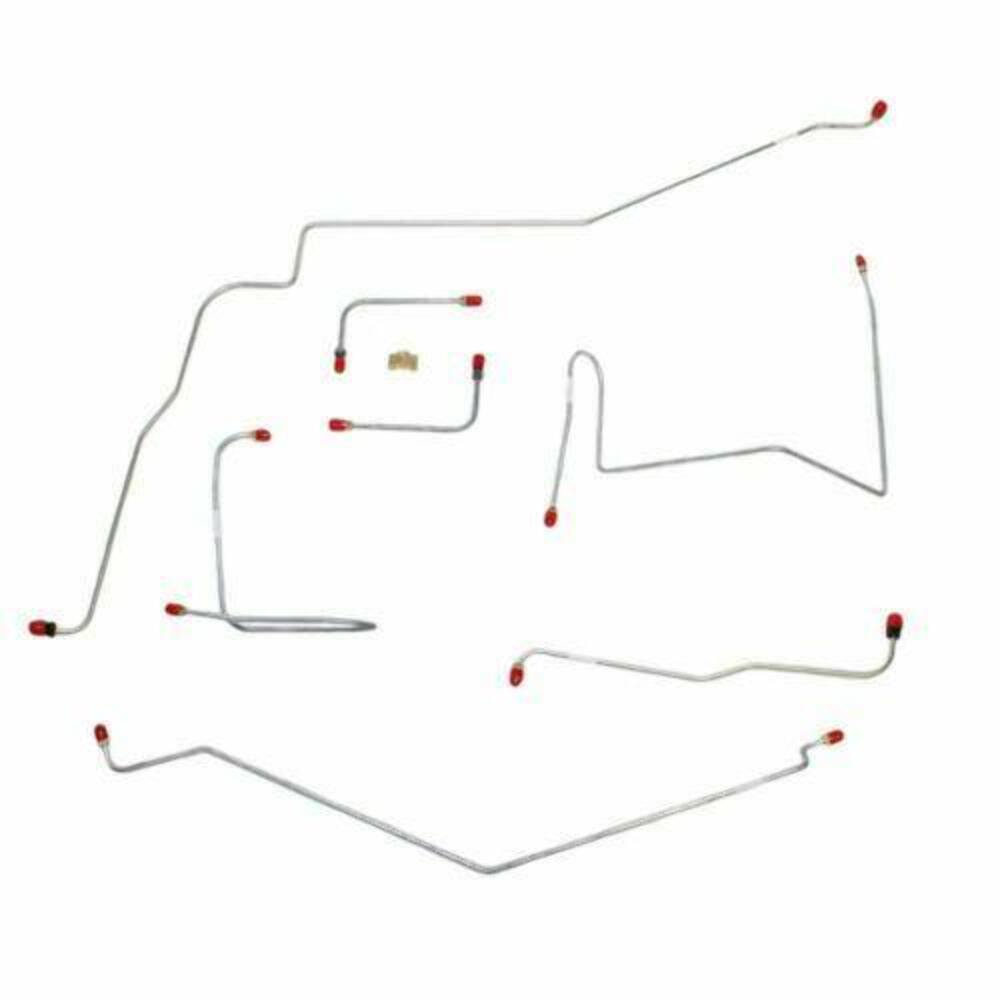 Front Brake Line Kit for 1970 AMC AMX disc brakes stainless steel