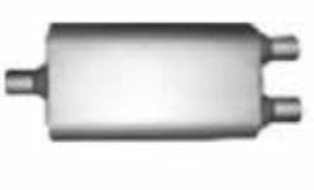Jones Exhaust F526C Full Boar Truck Muffler 3 Inlet, 3 Outlet Jones Exhaust 5 inch f526c-full-boar-truck-muffler-3-inlet-3-outlet