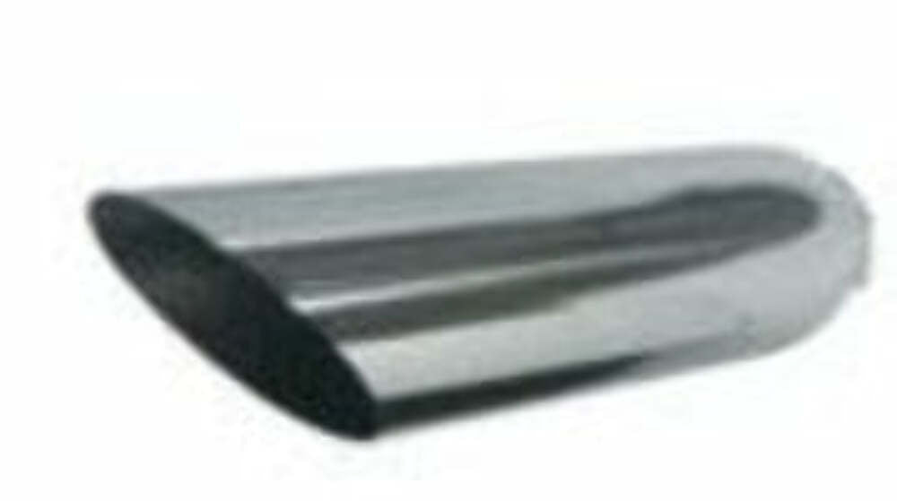 Jones Exhaust J254022AC Chrome Stainless Steel Exhaust Tip Angled 4" Jones Exhaust 2 inch j254022ac-chrome-stainless-steel-exhaust-tip-angled-5
