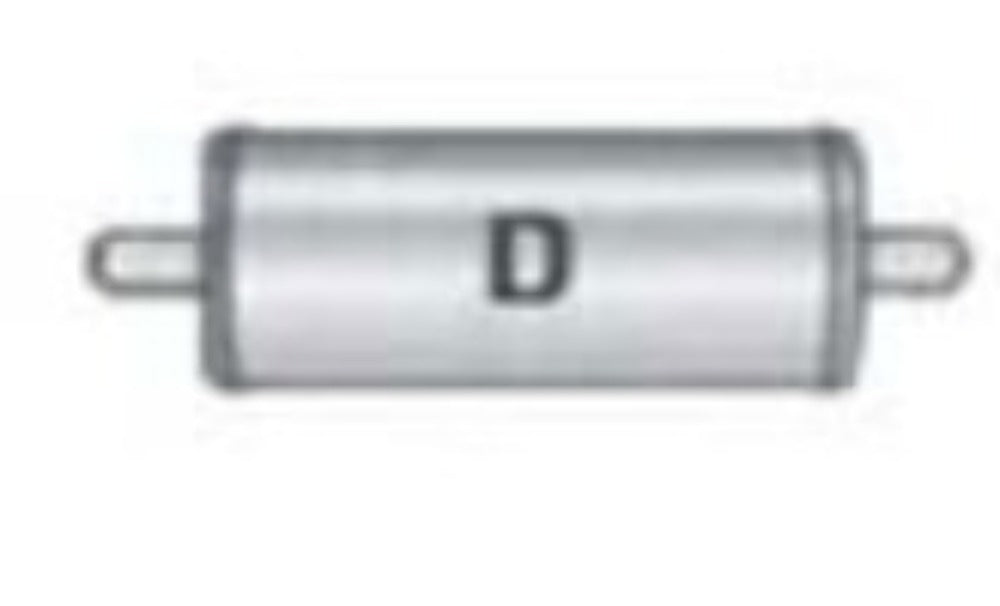 t Jones Exhaust V412D V Power Series Muffler 2 Inlet, 2 Outlet Jones Exhaust