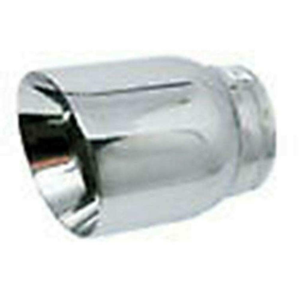 Jones JST139 - Exhaust Systems 2.5 inch Natural Stainless Steel Jones Exhaust Stainless Steel Exhaust Tips - Single, Weld-on, Round Jones Exhaust