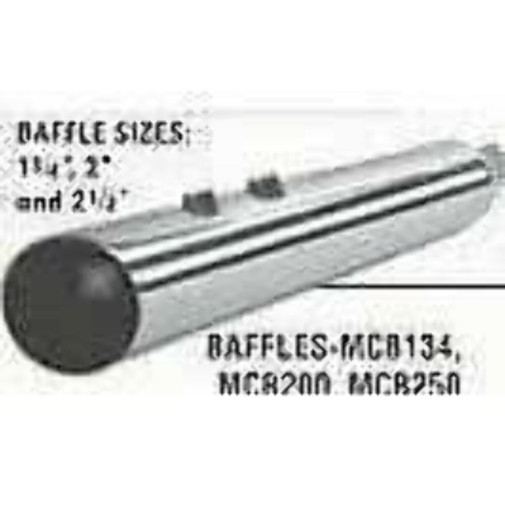95-16 Harley Electra Glide Straight Cut Slip On Muffler 1.75 Baffle