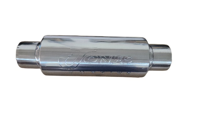 Jones Exhaust JR25 Turbine Resonator 2.5 Inlet 2.5 Outlet