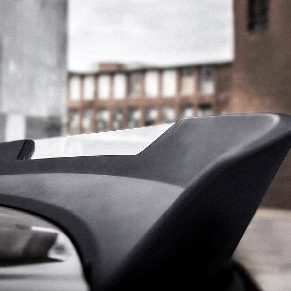 Rear Spoiler Wicker Bill Style Blck fits FordMustang 15-20 Drake -JR3B-6344210-A muscle car 10718