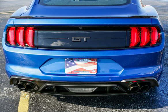 1Piece Rear Diffuser Satin Black fits Ford Mustang GT 18-21 Drake JR3B-6540544-A muscle car 24141