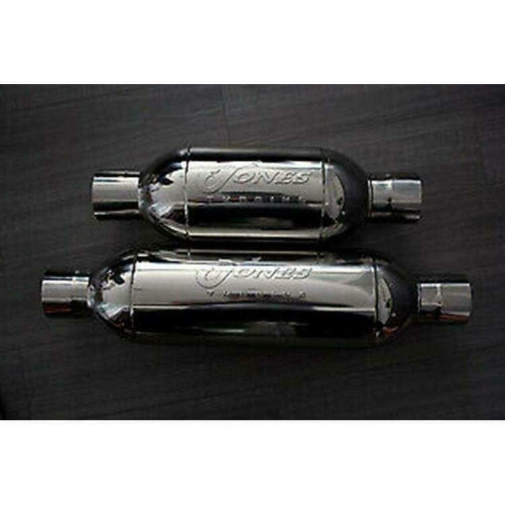 Jones Exhaust turbo muffler 4 inch stainless steel steel universal jt2525xl