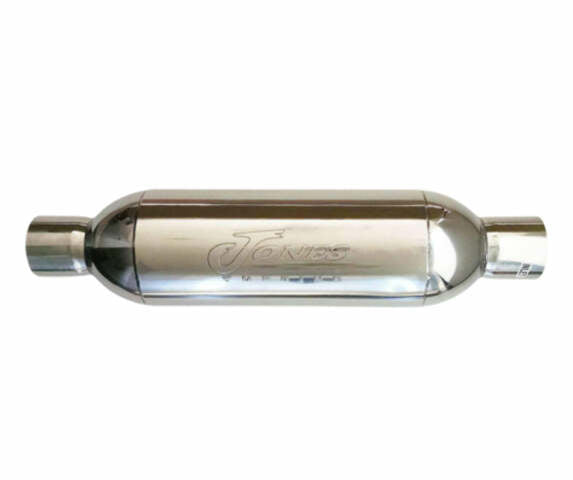 Jones Exhaust turbo muffler 4 inch stainless steel steel universal jt4040xl