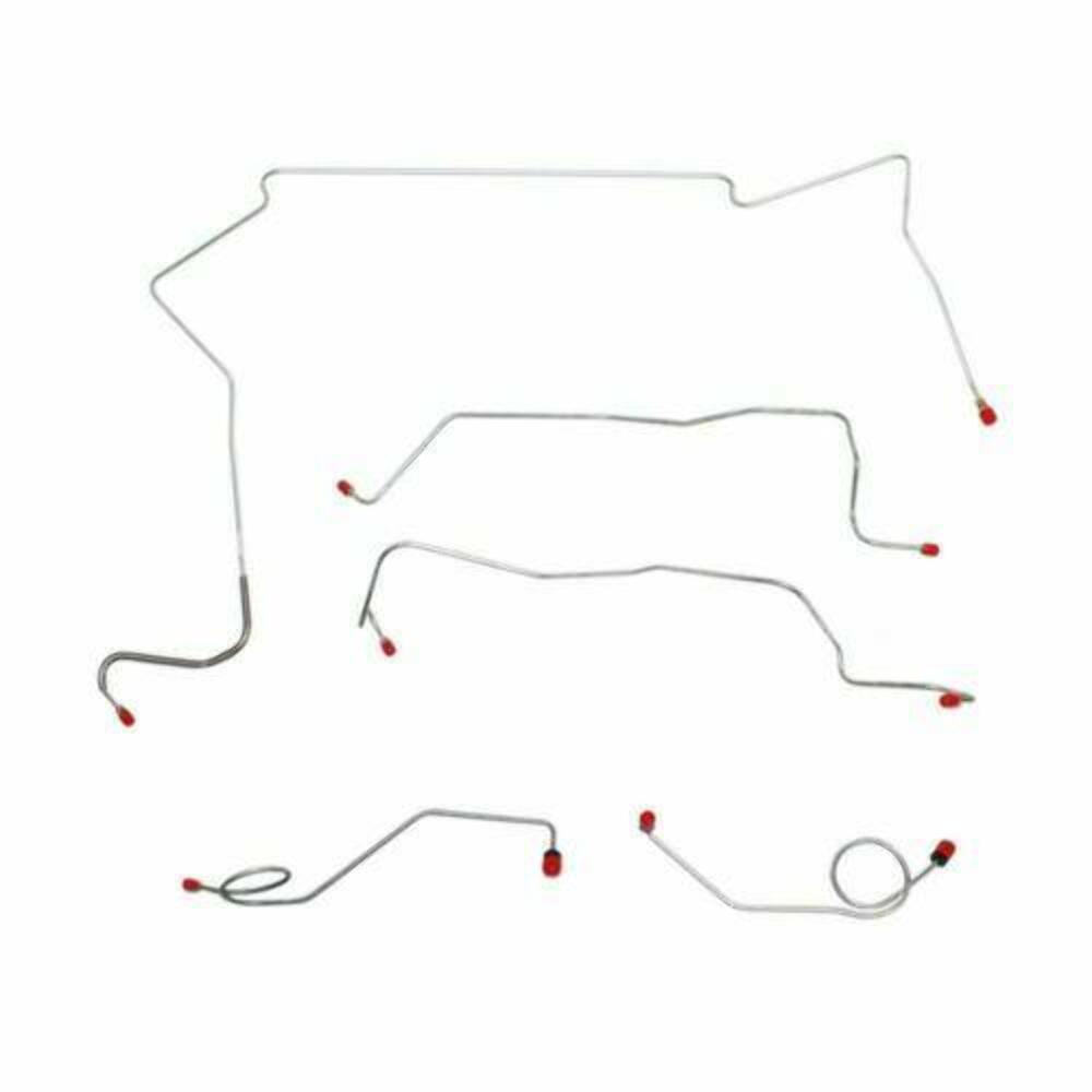 Front Brake Line Kit for 1967-1968 Plymouth Fury disc brakes stainless steel