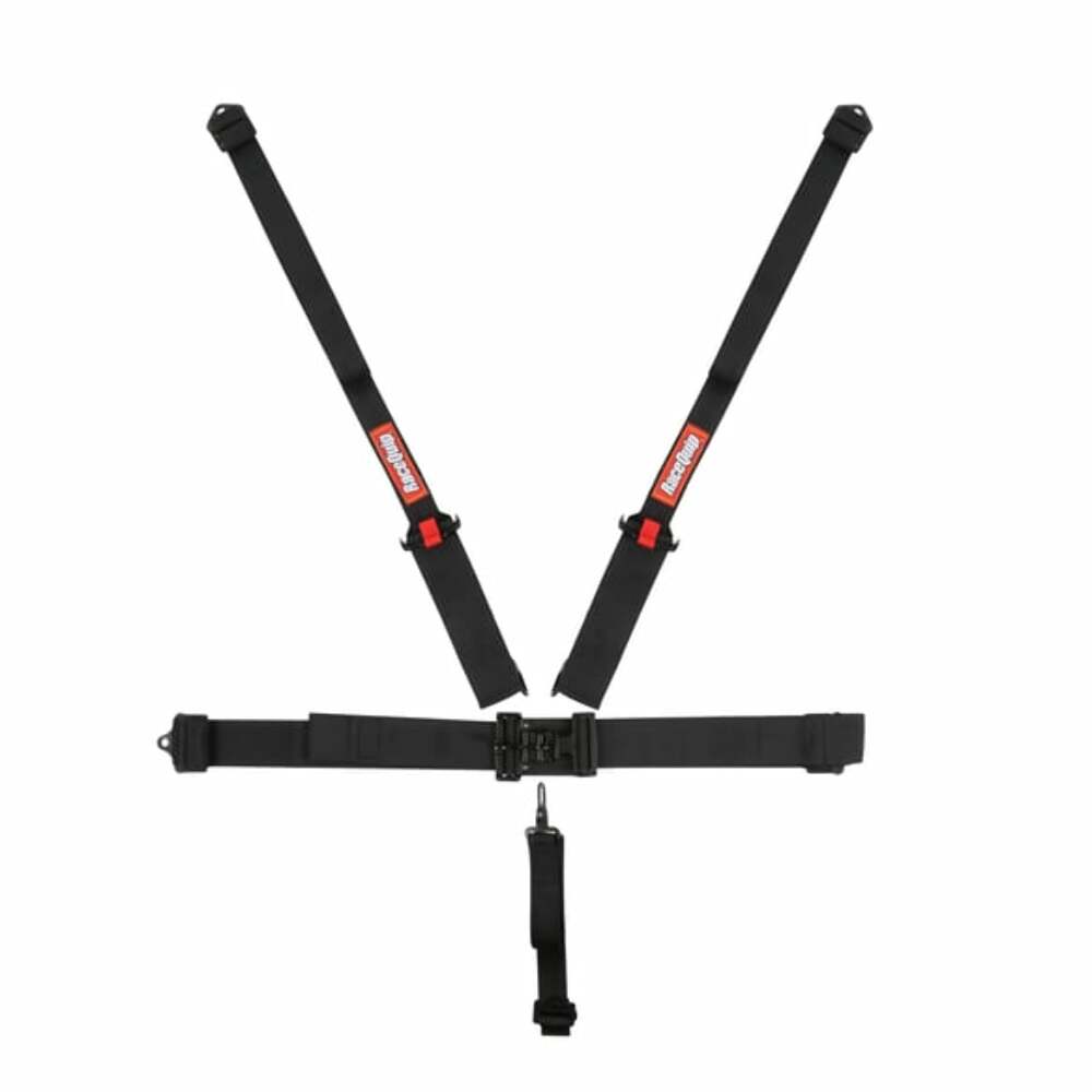 t L & L 5Pt Hnr Seat Belt Black - 717007RQP RaceQuip
