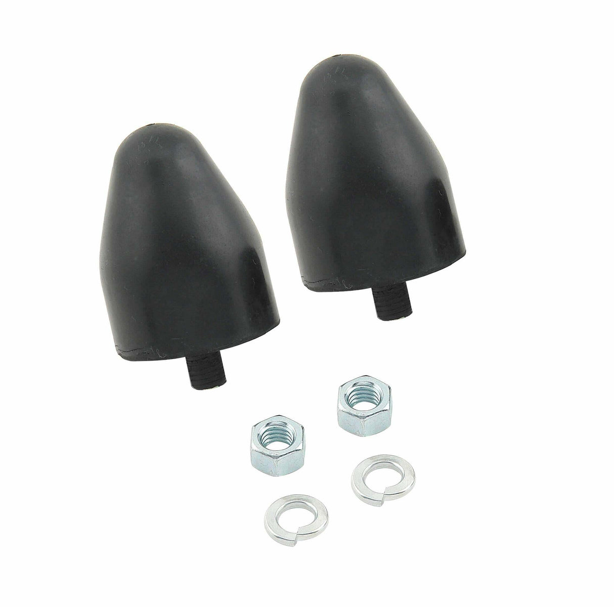 t Lakewood 20530 Lakewood Traction Bar Snubbers - Black Rubber - Large Lakewood