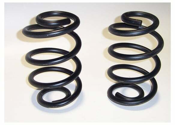 1969-72 Blazer Coil Spring Set-Rear-2-Inch Drop-Pair-2Wd-Black LCSE36R2INCH