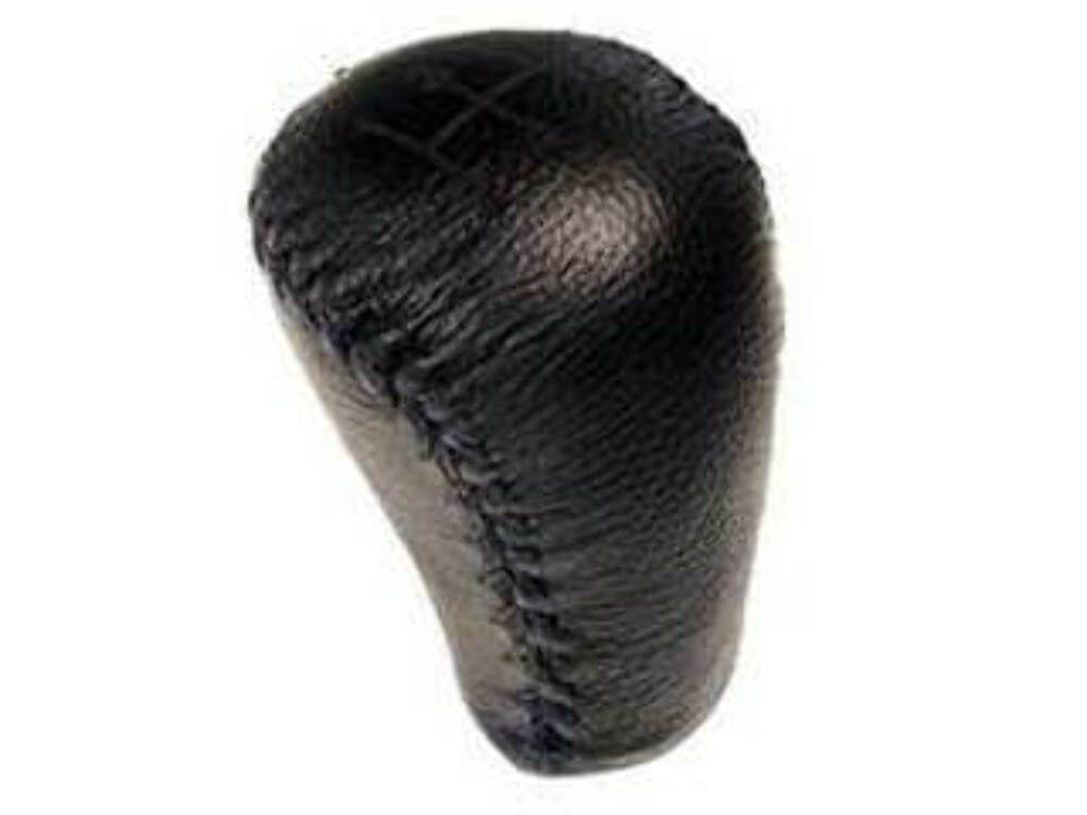Leather Shift Knob (Black) fits Ford Mustang 79-98 F4ZZ-7213-A muscle car 180005