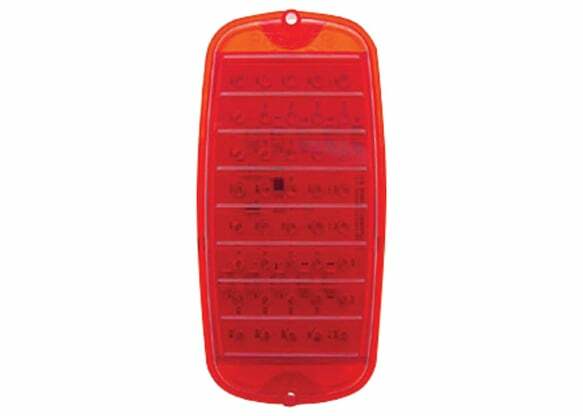 Fits 1960-1966 Chevrolet C10 Panel; Led Taillamp Assembly-Fleetside-Red LED66F0