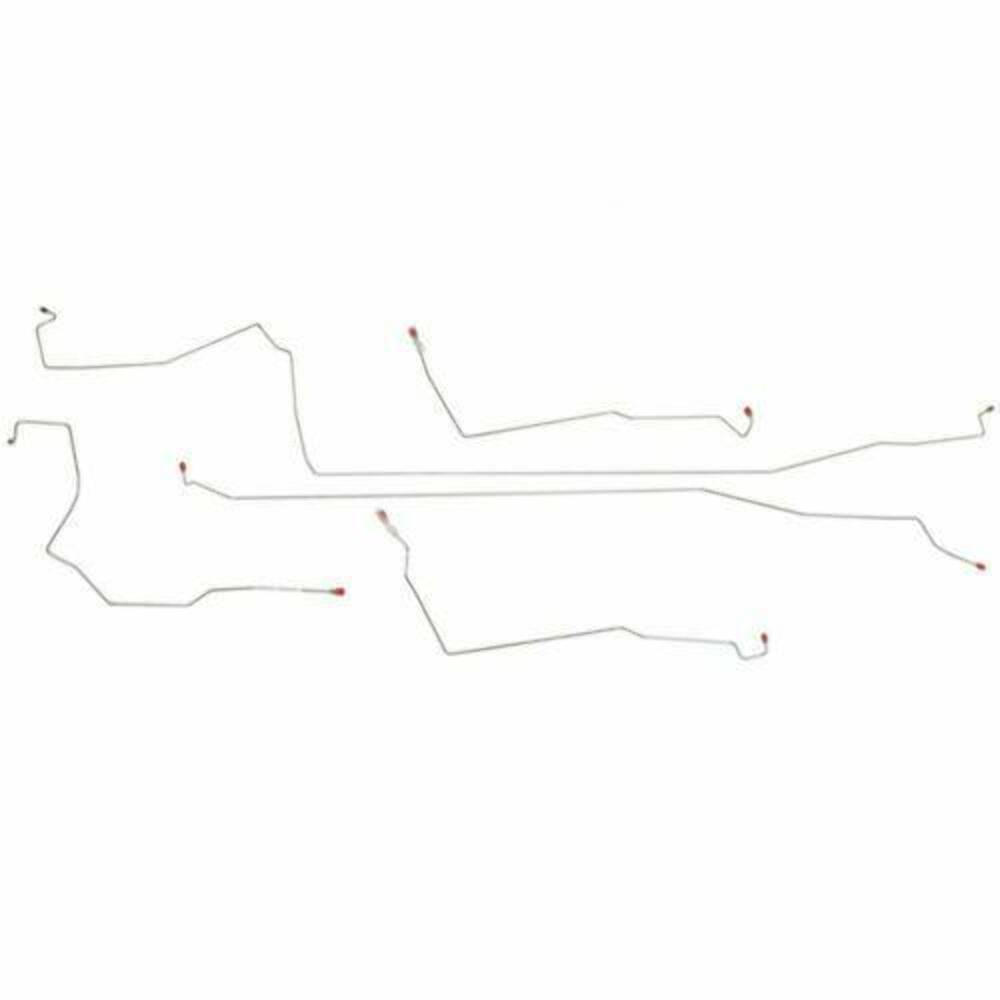 Brake Line for 2000-2007 Ford Focus Intermediate AWABS ABS disc brakes stainless steel
