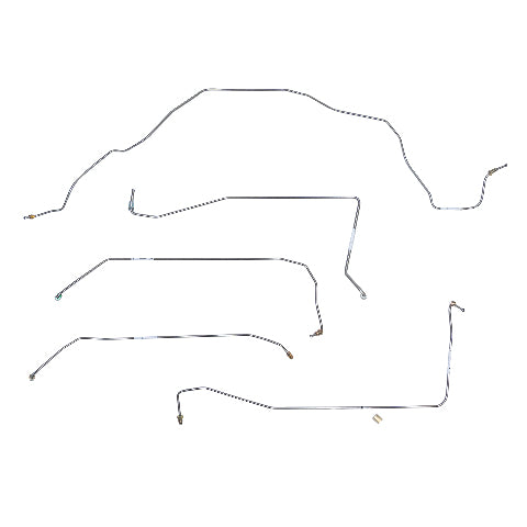 Front Brake Line Kit for 1995-1997 Lincoln Town Car stainless steel