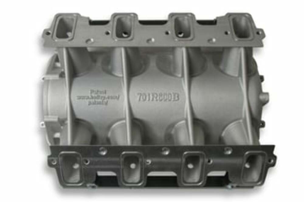 Holley EFI Lo-Ram Manifold Base and Fuel Rails Single Fuel Injector GM LS3/L92 300-670