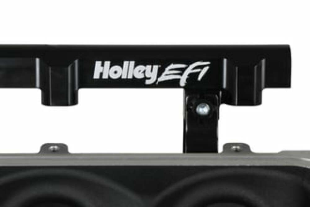 Holley EFI Lo-Ram Manifold Base and Fuel Rails Single Fuel Injector GM LS3/L93 300-670BK