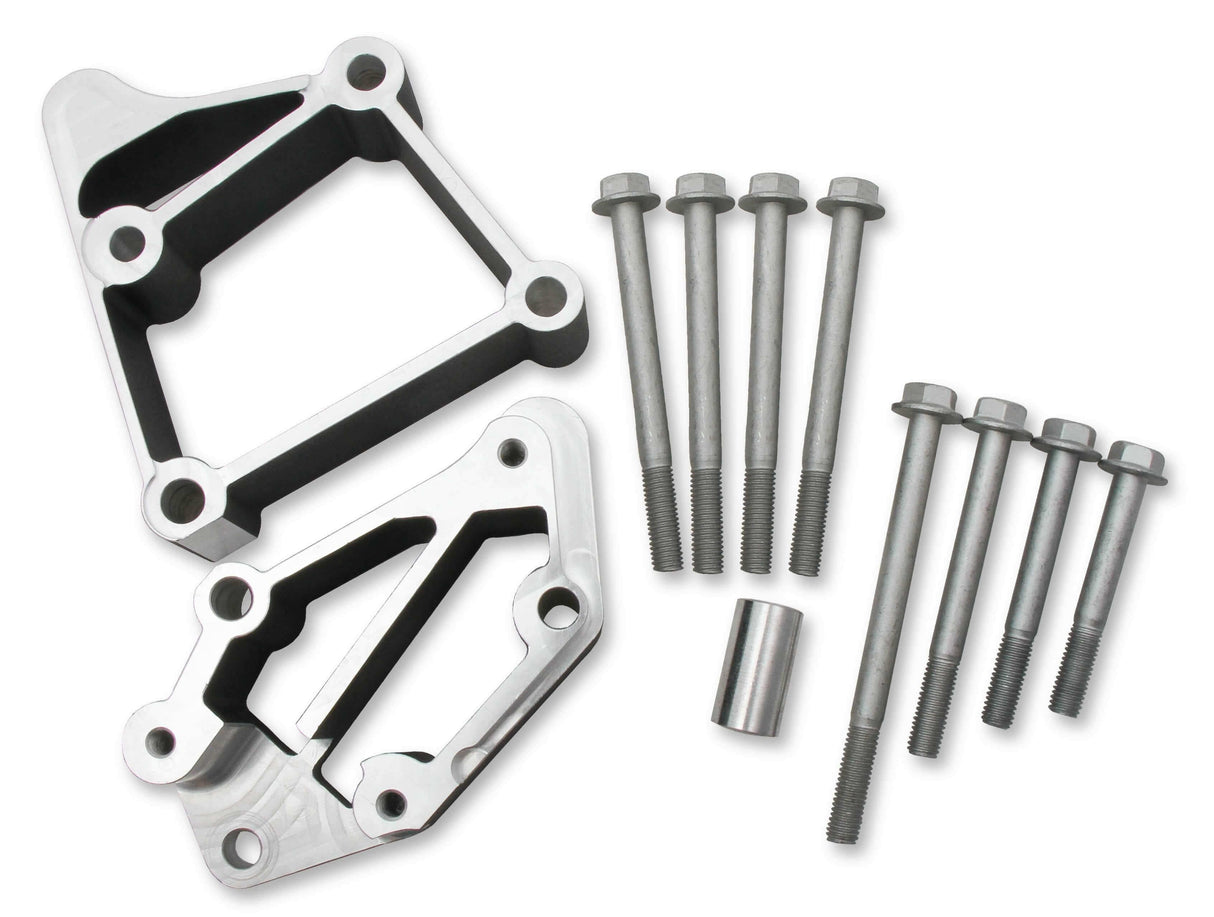 Hooker performance muffler black aluminum alignment-21-3bk
