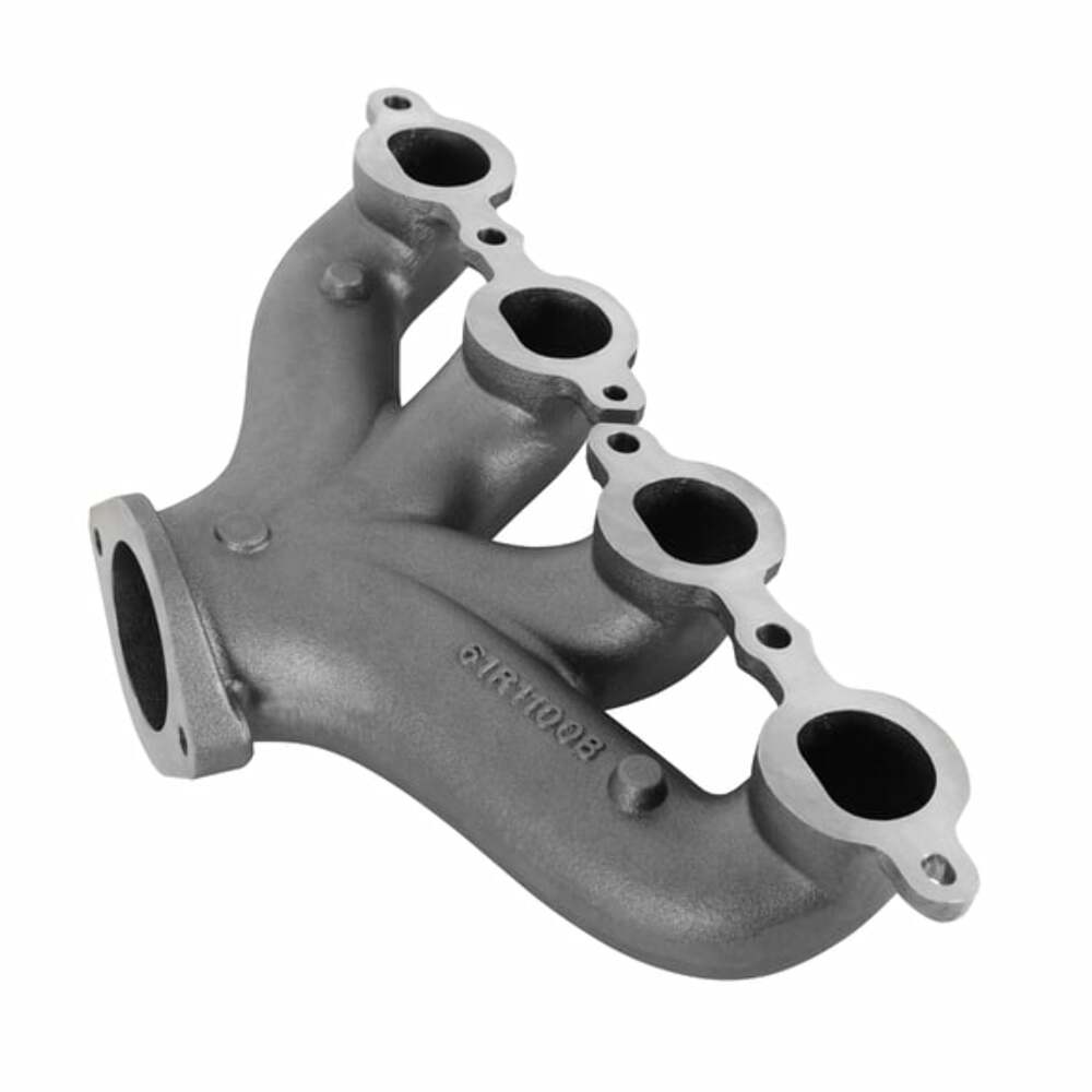 Hooker LS Swap Exhaust Manifolds -Center Dump-Natural Cast-Multi-Fit-2.50-8504HKR