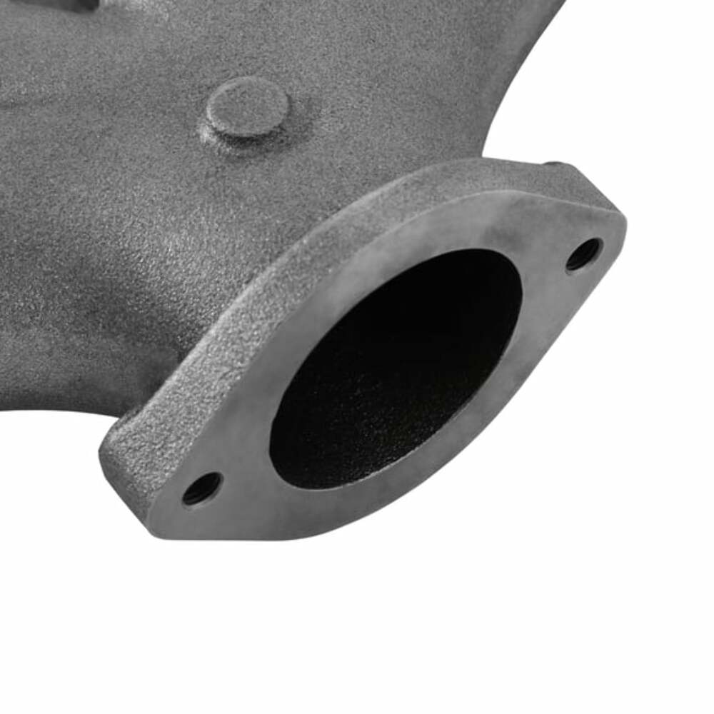 Hooker LS Swap Exhaust Manifolds -Center Dump-Natural Cast-Multi-Fit-2.50-8504HKR