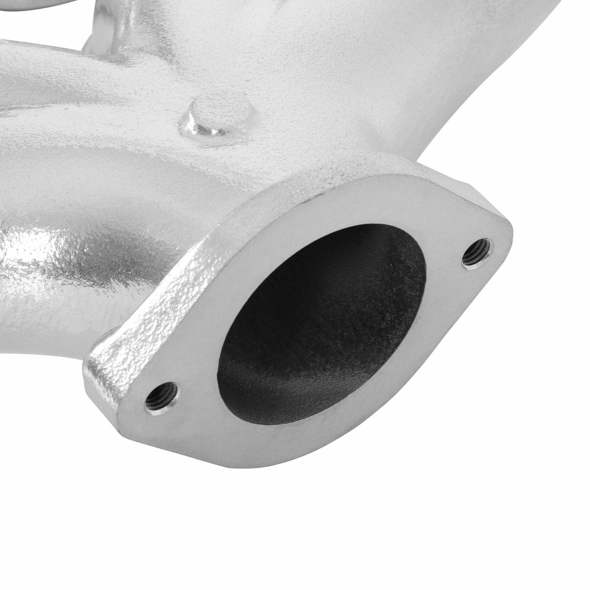 Hooker LS Swap Exhaust Manifolds -Center Dump-Silver Ceramic-Multi-Fit-2.50-8504-1HKR