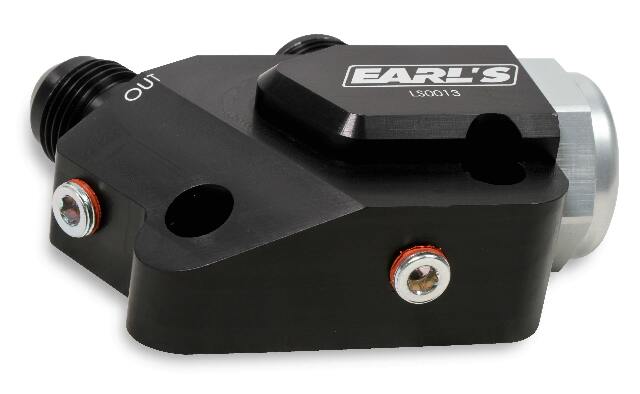 LS Side Mount Oil Cooler Adapter - LS0013ERL AN fitting