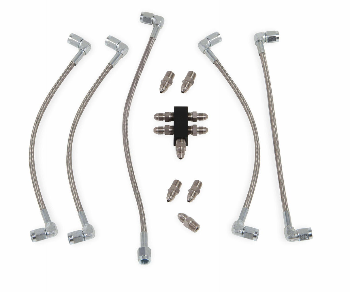 Race LS Steam Tube Kit w/ Speed-Flex Hose - LS0016ERL AN fitting black