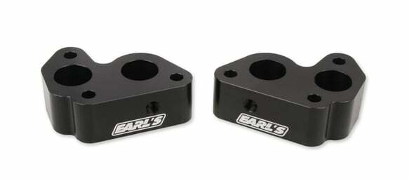 Remote Mount Electric Water Pump Block Adapters - LS0022ERL AN fitting