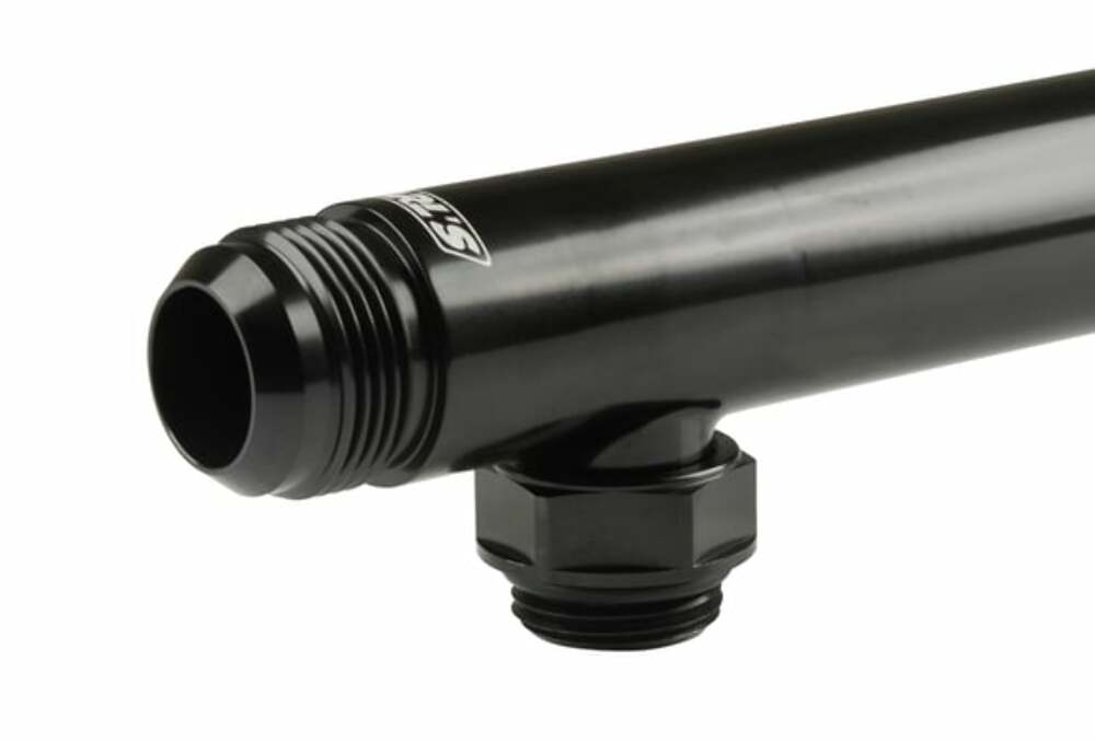 Earls Adjustable Coolant Cross-Over Tube -16AN x (2) - 12AN O-RingPort-LS0037ERL