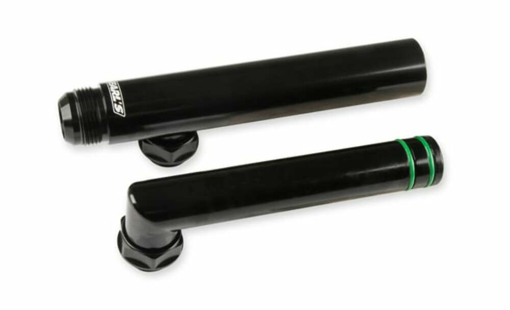 Earls Adjustable Coolant Cross-Over Tube -16AN x (2) - 12AN O-RingPort-LS0037ERL