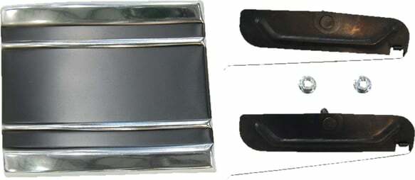 1969-1972 Chevrolet Trucks; Cab Lower Molding-Black-Left-69